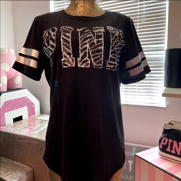 PINK Victoria's Secret Tops - COPY - Vs pink bling top